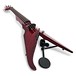 Wood Violins Viper 5 String Electric Violin, Deep Red Quilt angle