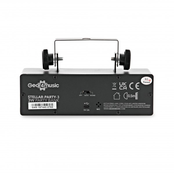 9W Party Bank LED Light by Gear4music