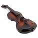 Wood Violins Nashville 4 String Electric Violin, Tobacco Burst Quilt angle