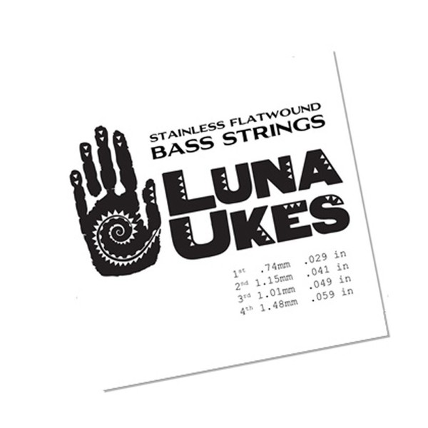 Luna Uke Baritone Strings Flatwound - Spare Part