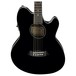 Ibanez TCY10E Electro Acoustic 2018, Black front close up view