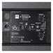 HK Audio Elements Smart Base Single Active Mono PA System, E 110 SUB AS Rear Connectivity and Controls