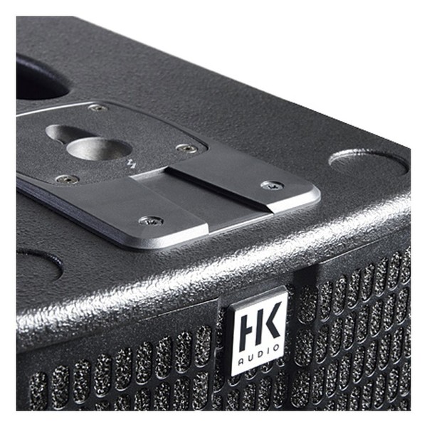 HK Audio Elements Smart Base Single Active Mono PA System, E 110 SUB AS Top Mount