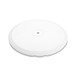 Gravity SSPWBSET1W Speaker Stand with Round Base, White Base