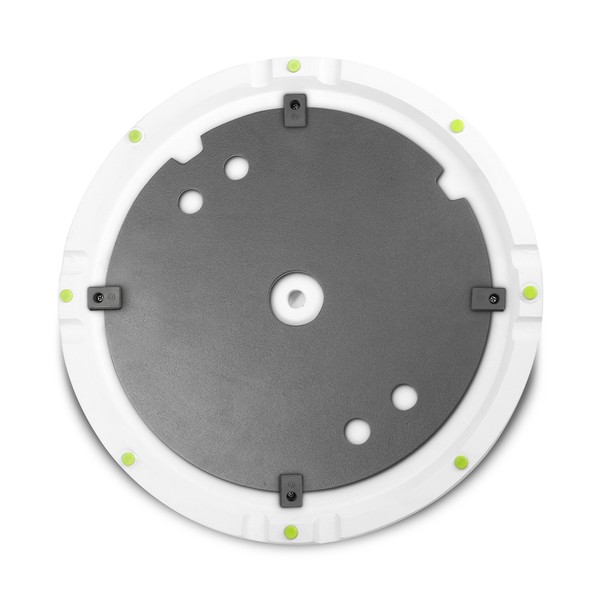 Gravity SSPWBSET1W Speaker Stand with Round Base, White Base Underside Weight Plate