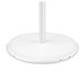 Gravity SSPWBSET1W Speaker Stand with Round Base, White Base With Pole
