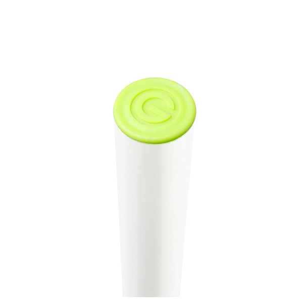 Gravity SSPWBSET1W Speaker Stand with Round Base, White 35 mm Pole