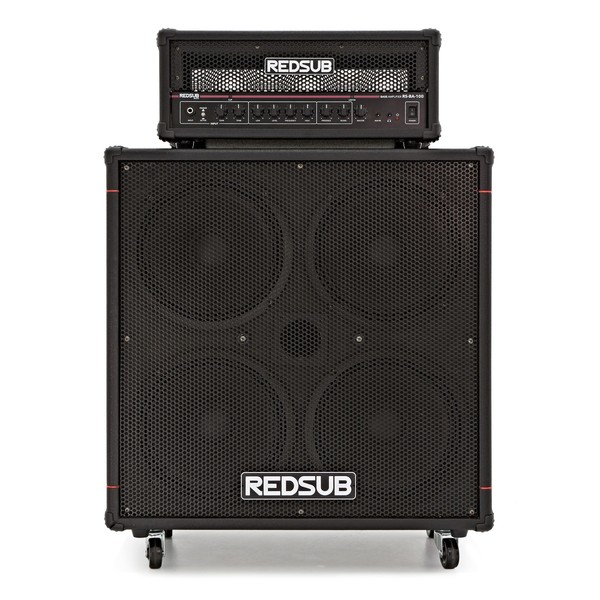 RedSub 100W Bass Amp Head + 4 x 10" Cabinet