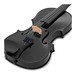 Stentor Harlequin Violin Outfit, Black, 1/4 close