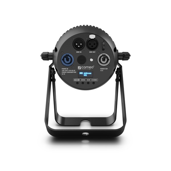 Cameo Q-Spot 40 Tunable White LED Spotlight, Black Housing Back Panel