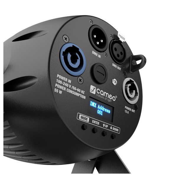 Cameo Q-Spot 40 Tunable White LED Spotlight, Black Housing Display