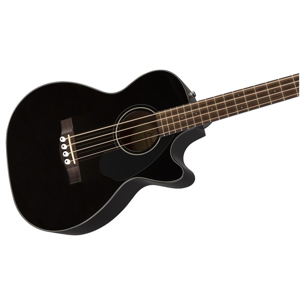 Fender CB-60SCE Acoustic Bass, Black Left