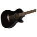 Fender CB-60SCE Acoustic Bass, Black Left