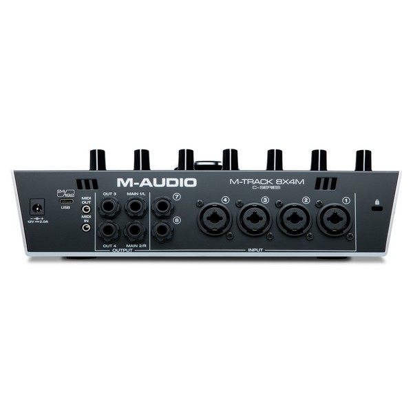 M-Audio 8x4M USB Audio Interface - Rear