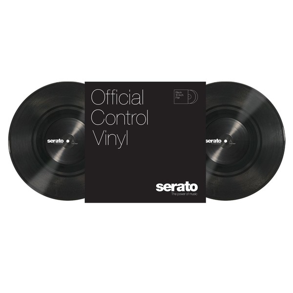 Serato 10" Performance Series Control Vinyl (Pair), Black - Vinyl