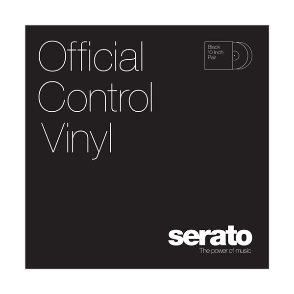 10" Performance Series Control Vinyl (Pair), Black - Sleeve