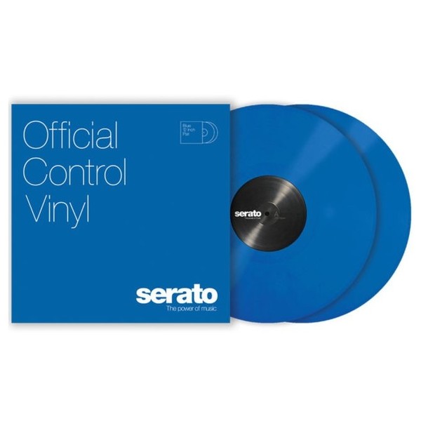 Serato 10" Performance Series Control Vinyl (Pair), Blue - Main