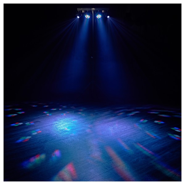 60W Mini Party LED and Kaleidoscope Par Set by Gear4music