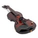 Wood Violins Nashville 5 String Electric Violin, Teak Tiger Maple angle