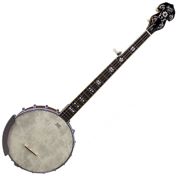Barnes & Mullins Banjo "Albert" Open Back Walnut MOP