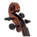 Wood Violins Concert Deluxe Electro Acoustic Violin, Natural Finish head