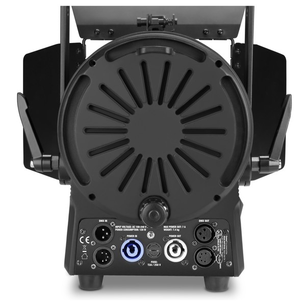 Cameo TS100 100 Watt Warm White Theatre Spotlight, Black Housing Back Panel