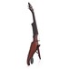 Wood Violins Viper 4 String Electric Violin, Birdseye Root Beer Float side