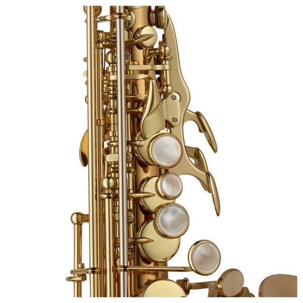 Yanagisawa SCWO20 Soprano Saxophone, Gold Lacquer, Key Work