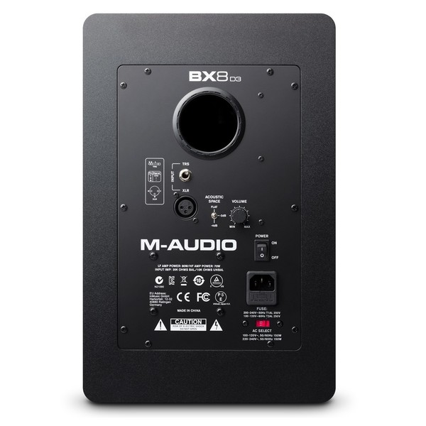 M-Audio BX8-D3 - Rear