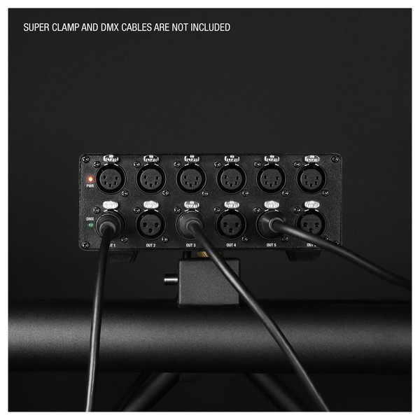 Cameo SB6T DMX and RDM Splitter/Booster Accessories Not Included