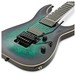 ESP E-II Horizon FR-7 String, Black Turquoise Burst