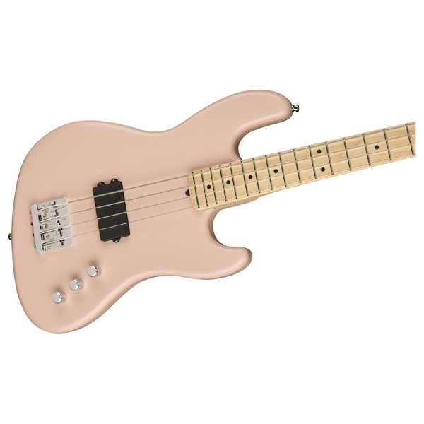 Fender Flea Jazz Bass Active MN, Satin Shell Pink at Gear4music