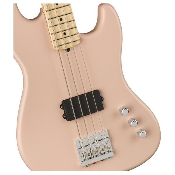 Fender Flea Jazz Bass Active MN, Satin Shell Pink at Gear4music