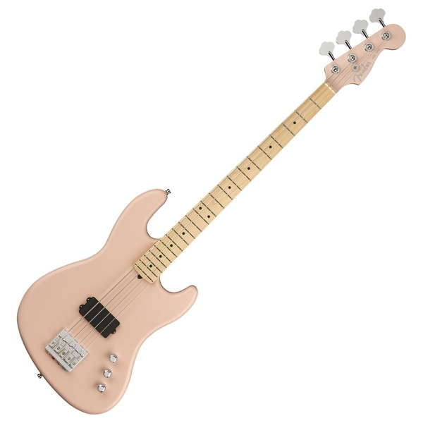 Fender Flea Jazz Bass Active MN, Satin Shell Pink