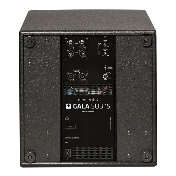 HK Audio Elements Gala SUB 15 15'' Active Subwoofer, Rear Panel