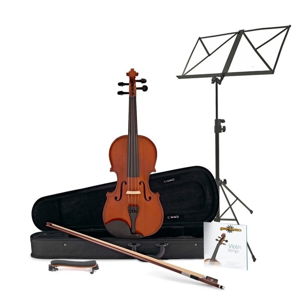 Student 1/2 Violin + Accessory Pack by Gear4Music