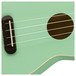 Fender Venice Soprano Ukulele, Surf Green Close Up