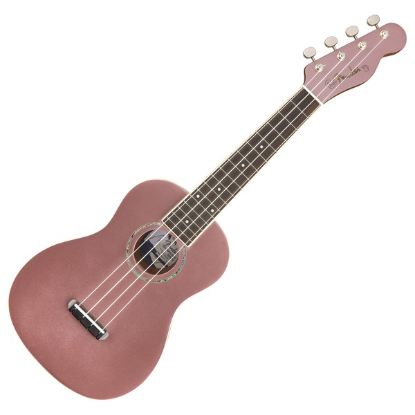 Fender Zuma Classic Concert Ukulele, Burgundy Mist Front