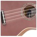 Fender Zuma Classic Concert Ukulele, Burgundy Mist Closeup