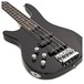 Chicago Left Handed Bass Guitar by Gear4music, Black