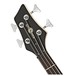 Chicago Left Handed Bass Guitar by Gear4music, Black