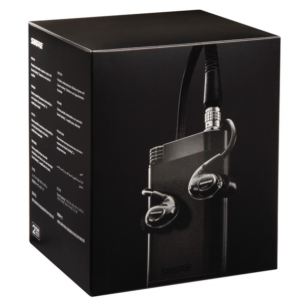 Shure KSE1200 Electrostatic Earphone System, Packaging