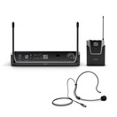 LD Systems U308 BPH Single Headset Mic Wireless System, Black