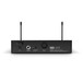 LD Systems 308 BPH Single Headset Mic Wireless System, Black Receiver Back Straight