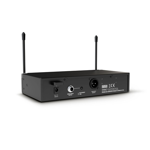 LD Systems U308 BPW Single Clip On Mic Wireless System Receiver Back