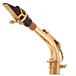 Alto Saxophone by Gear4music, Gold  mouthpiece