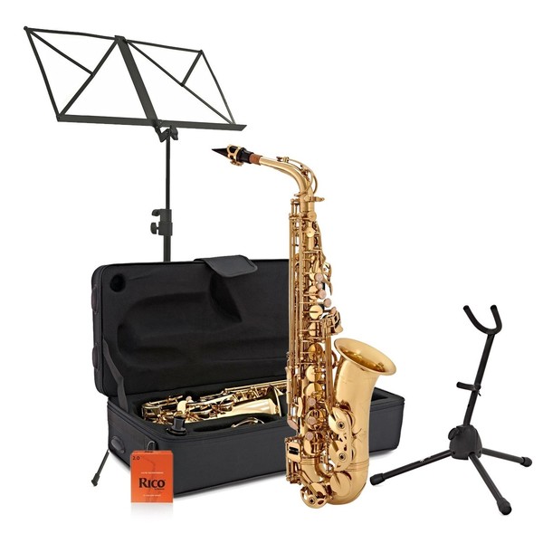 Alto Saxophone Complete Package, Gold