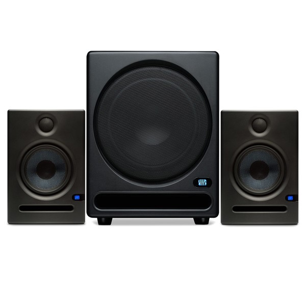 PreSonus Eris E5 Monitors with Temblor T10 Subwoofer - Full Bundle