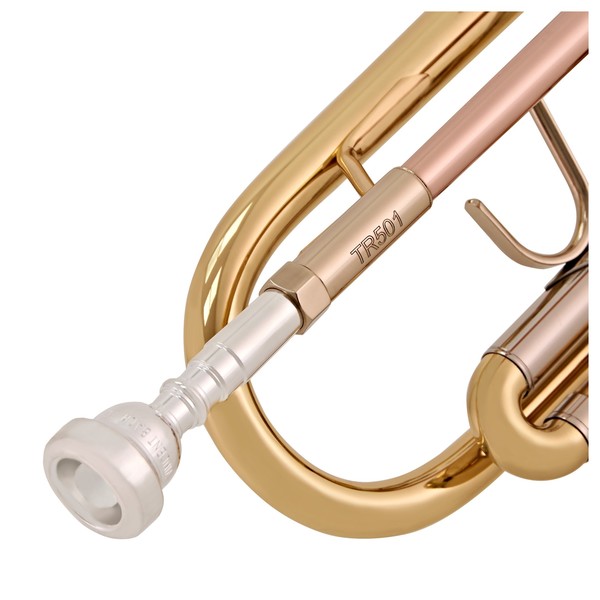 Bach TR501 Bb Trumpet, Lacquer mouthpiece