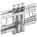 Bach TR501 Bb Trumpet, Silver Plate keys